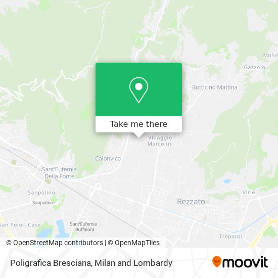 Poligrafica Bresciana map