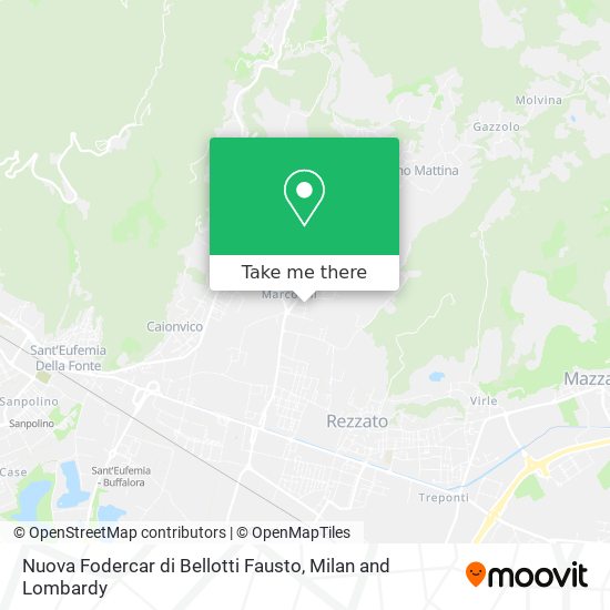 Nuova Fodercar di Bellotti Fausto map