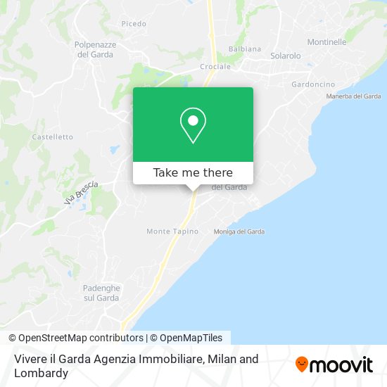 Vivere il Garda Agenzia Immobiliare map