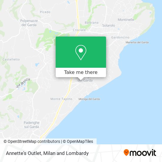 Annette's Outlet map