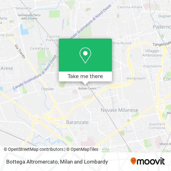 Bottega Altromercato map