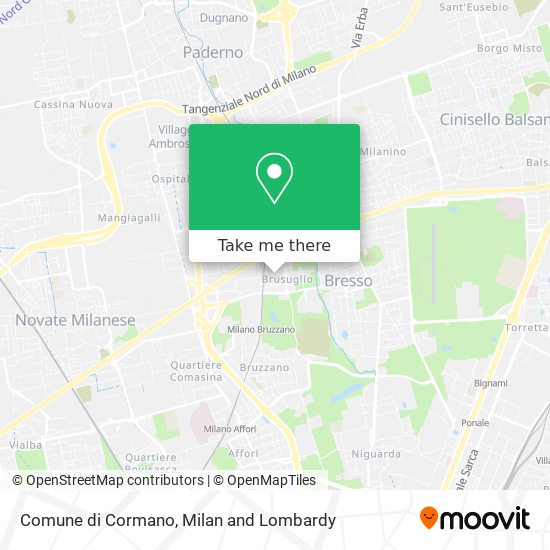 Comune di Cormano map