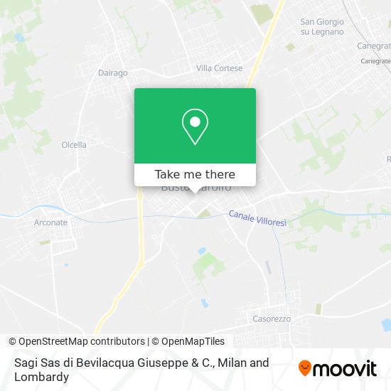 Sagi Sas di Bevilacqua Giuseppe & C. map