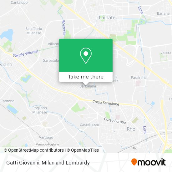 Gatti Giovanni map