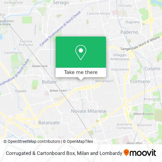 Corrugated & Cartonboard Box map