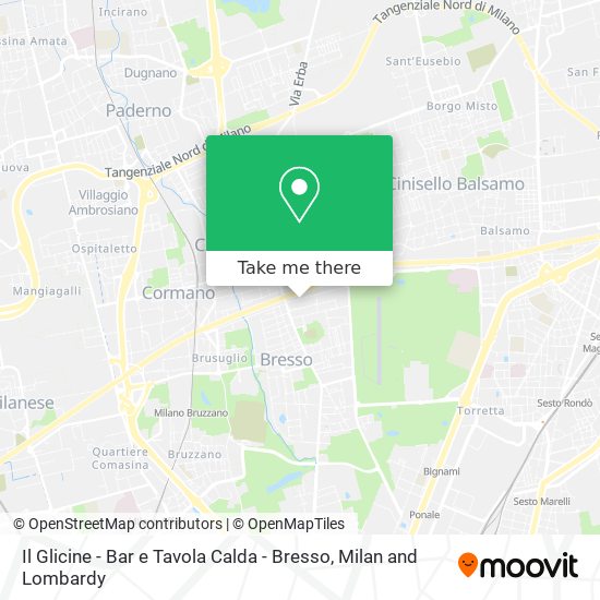 Il Glicine - Bar e Tavola Calda - Bresso map