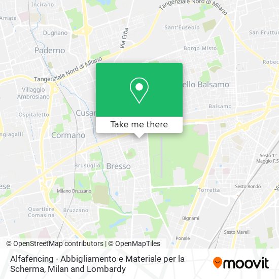 Alfafencing - Abbigliamento e Materiale per la Scherma map