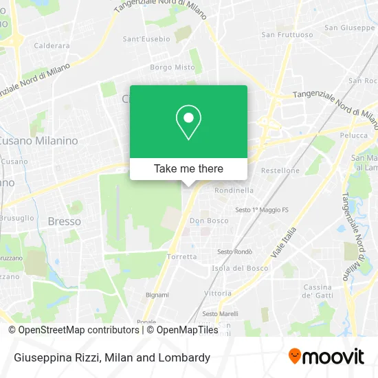 Giuseppina Rizzi map