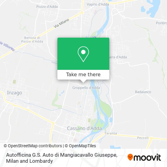 Autofficina G.S. Auto di Mangiacavallo Giuseppe map