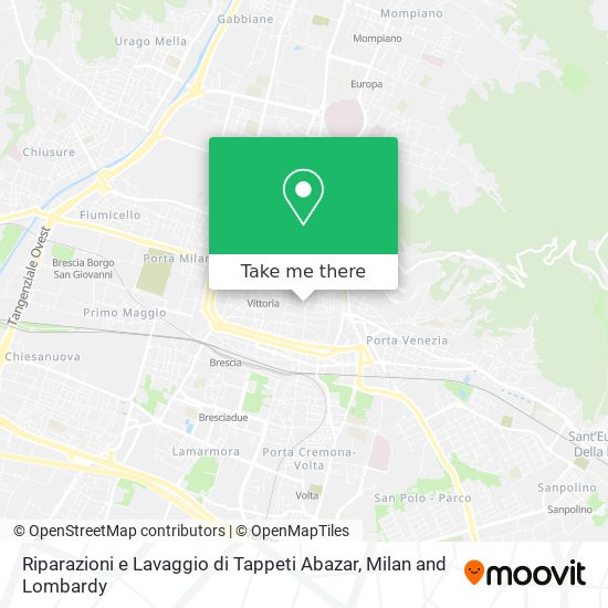 Riparazioni e Lavaggio di Tappeti Abazar map