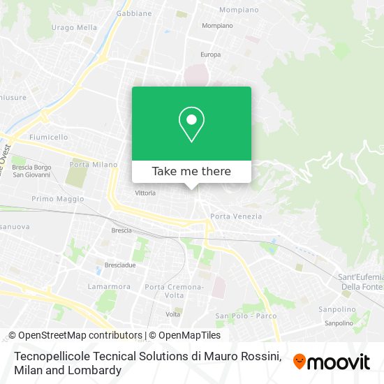 Tecnopellicole Tecnical Solutions di Mauro Rossini map