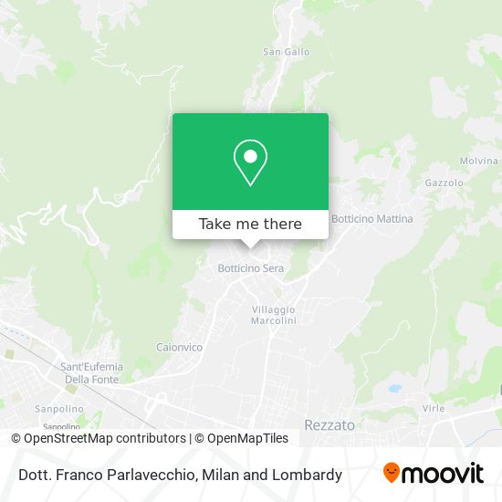 Dott. Franco Parlavecchio map