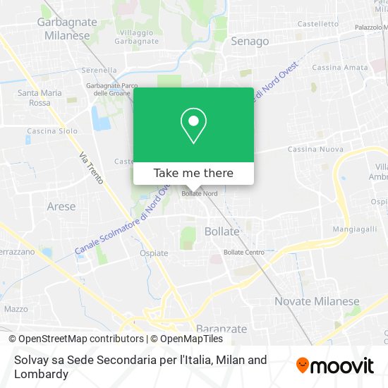 Solvay sa Sede Secondaria per l'Italia map