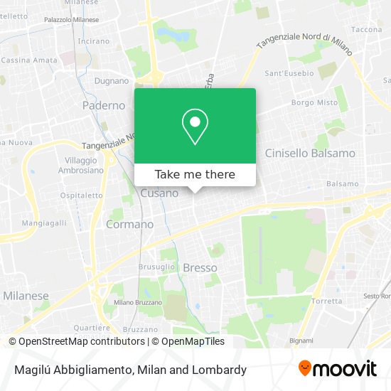 Magilú Abbigliamento map