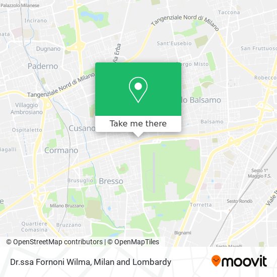 Dr.ssa Fornoni Wilma map