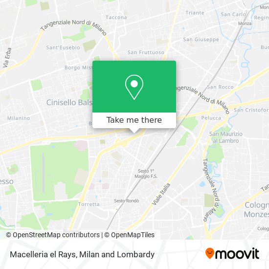 Macelleria el Rays map