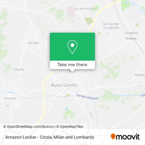 Amazon Locker - Cinzia map