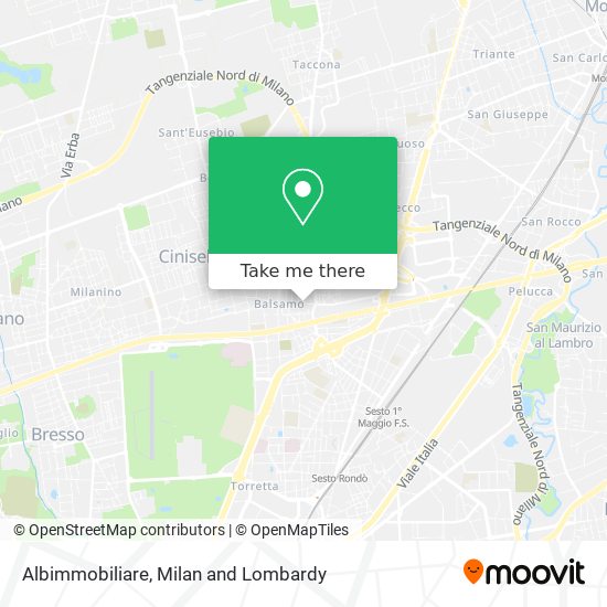 Albimmobiliare map