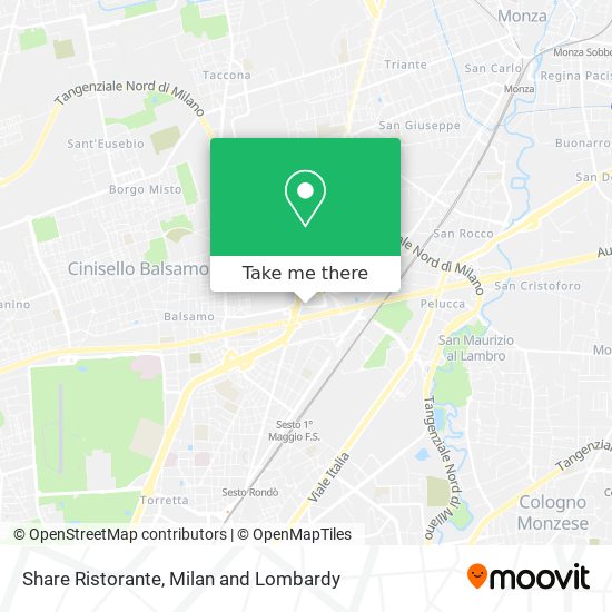 Share Ristorante map