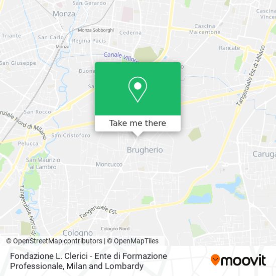 Fondazione L. Clerici - Ente di Formazione Professionale map