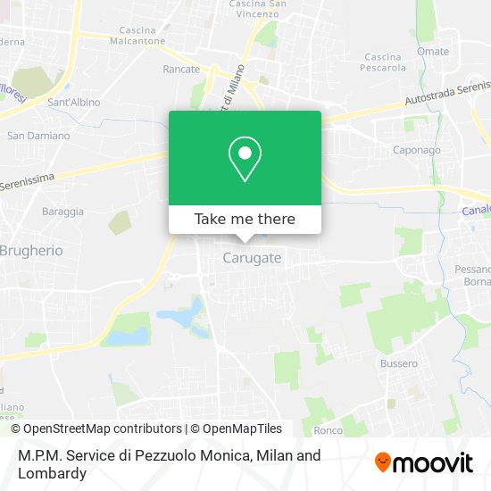 M.P.M. Service di Pezzuolo Monica map