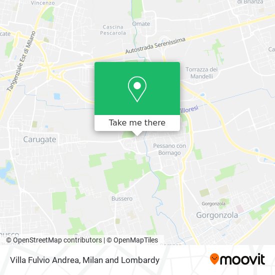 Villa Fulvio Andrea map