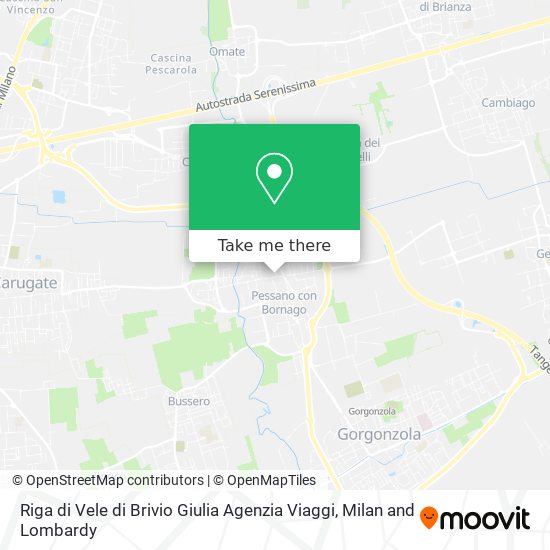 Riga di Vele di Brivio Giulia Agenzia Viaggi map