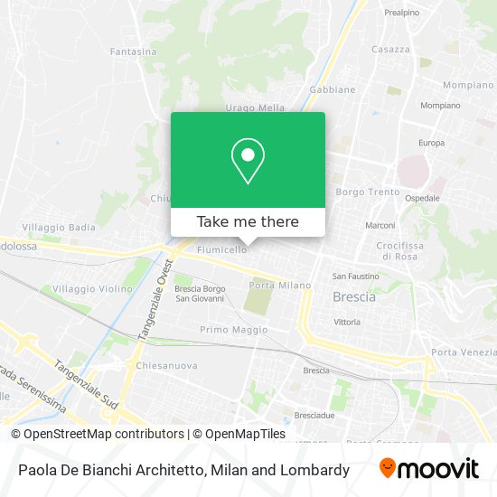 Paola De Bianchi Architetto map