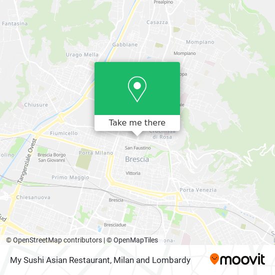 My Sushi Asian Restaurant map