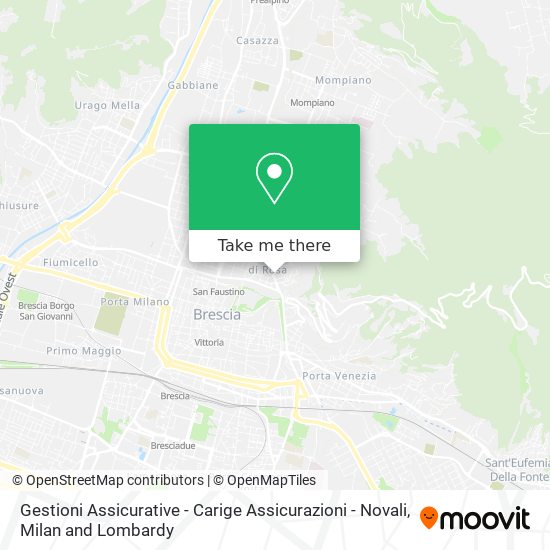 Gestioni Assicurative - Carige Assicurazioni - Novali map
