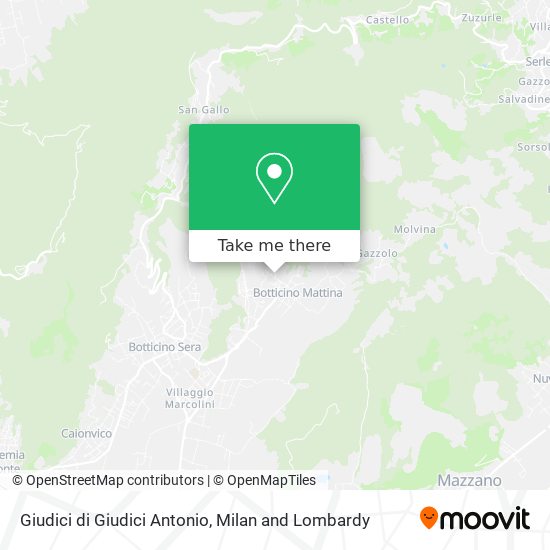 Giudici di Giudici Antonio map
