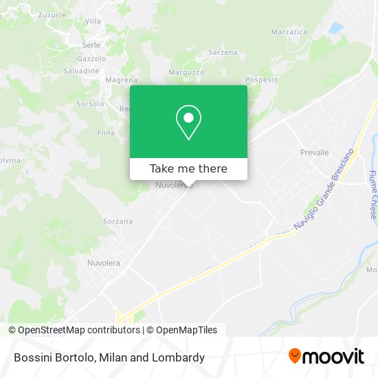 Bossini Bortolo map