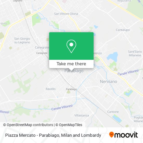 Piazza Mercato - Parabiago map