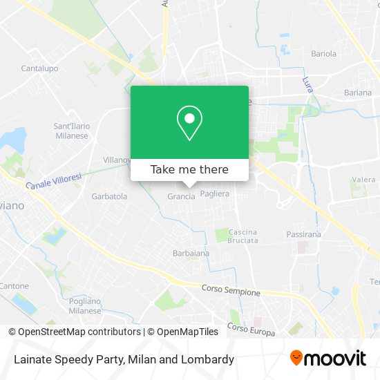 Lainate Speedy Party map