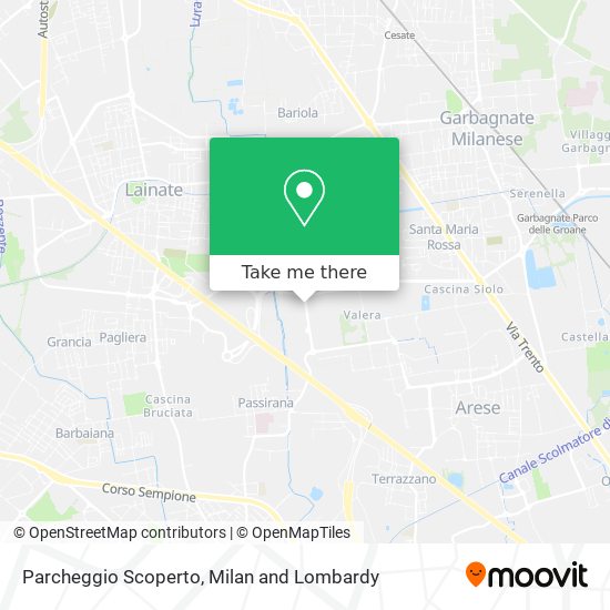 Parcheggio Scoperto map