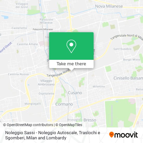 Noleggio Sassi - Noleggio Autoscale, Traslochi e Sgomberi map