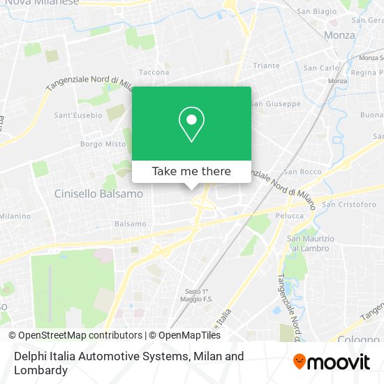 Delphi Italia Automotive Systems map