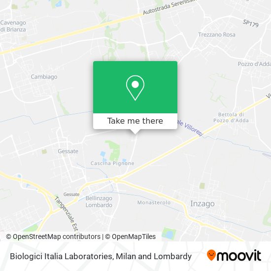 Biologici Italia Laboratories map