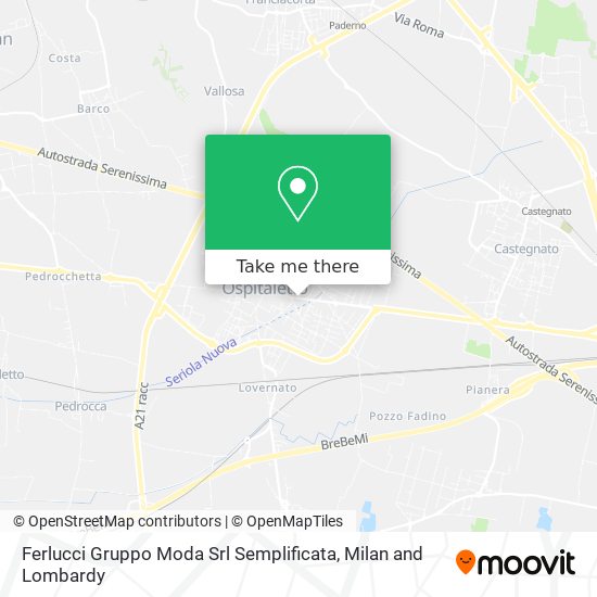 Ferlucci Gruppo Moda Srl Semplificata map