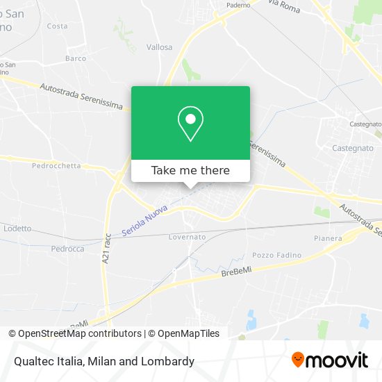 Qualtec Italia map