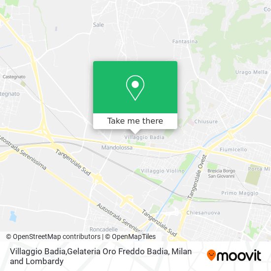 Villaggio Badia,Gelateria Oro Freddo Badia map