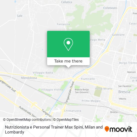 Nutrizionista e Personal Trainer Max Spini map