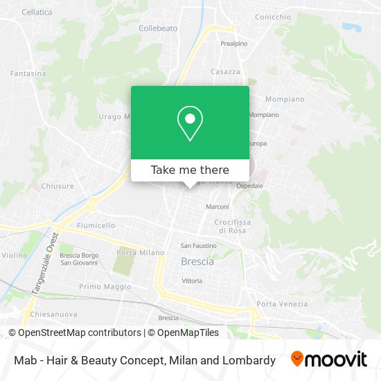Mab - Hair & Beauty Concept map