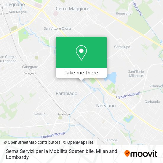 Sems Servizi per la Mobilità Sostenibile map