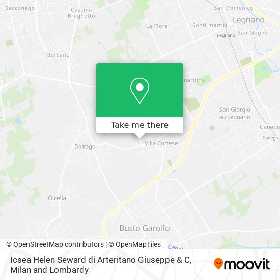 Icsea Helen Seward di Arteritano Giuseppe & C map