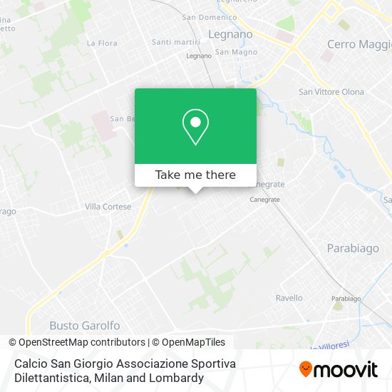 Calcio San Giorgio Associazione Sportiva Dilettantistica map