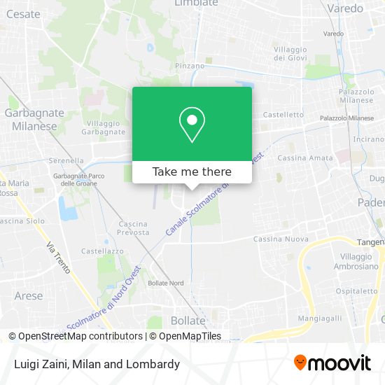 Luigi Zaini map