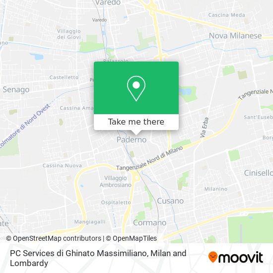 PC Services di Ghinato Massimiliano map