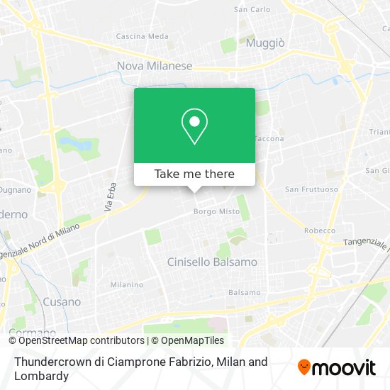 Thundercrown di Ciamprone Fabrizio map