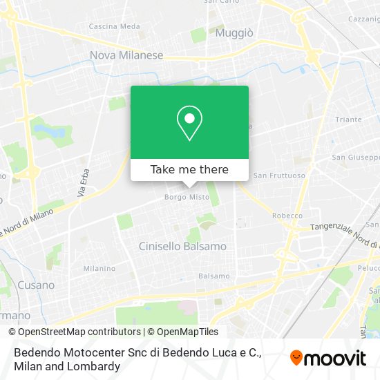 Bedendo Motocenter Snc di Bedendo Luca e C. map